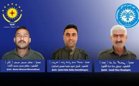 تشييع جثامين شهداء قوى الأمن الداخلي (السوتورو) غداً في مدينة ديرك
