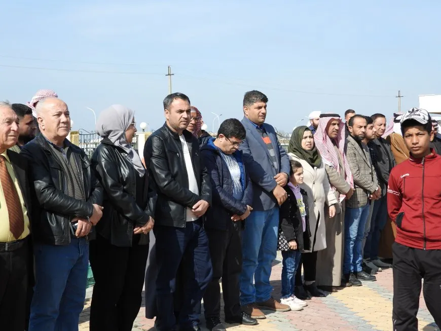 تشييع جثامين 4 شهداء في الطبقة