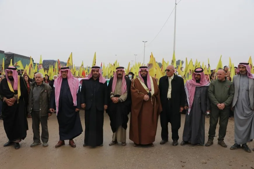 الآلاف في الحسكة ينددون بالمؤامرة الدولية