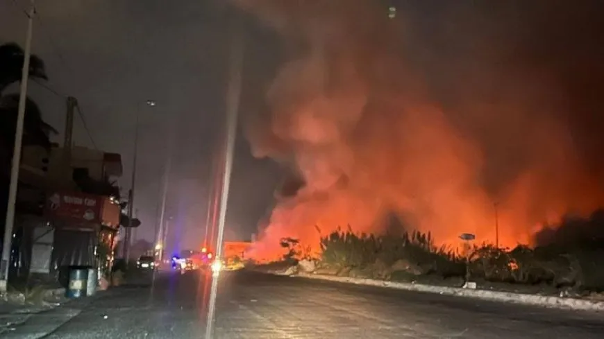 غارات جوية إسرائيلية على بلدة الغازية جنوب لبنان