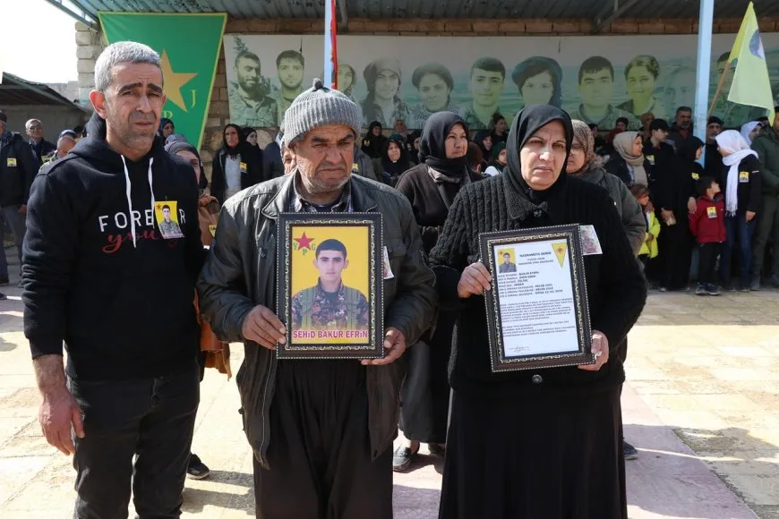 جثمان مقاتل YPG الشهيد باكور عفرين يوارى الثرى في حلب