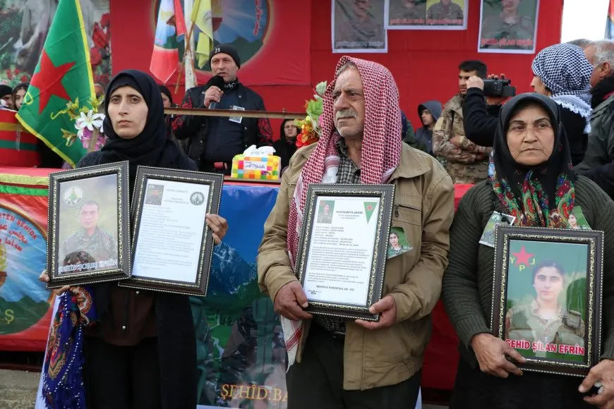 تشييع جثماني الشهيدين شورش عفرين وشيلان عفرين في الشهباء
