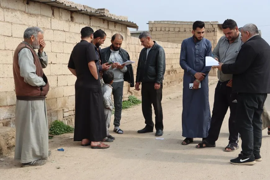عملية جمع التواقيع تتواصل في أحياء قامشلو وبلداتها