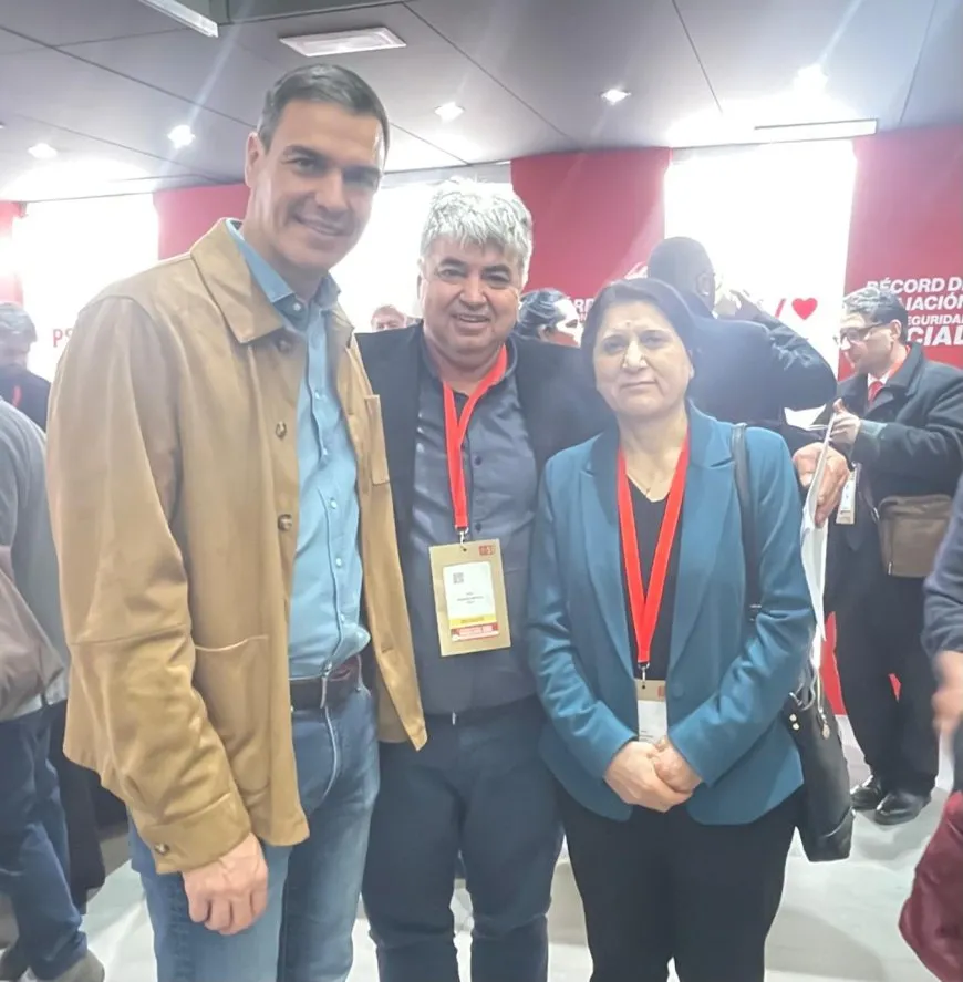 حزب الاتحاد الديمقراطي ينضم لفعاليات مؤتمر الاشتراكية الدولية في إسبانيا