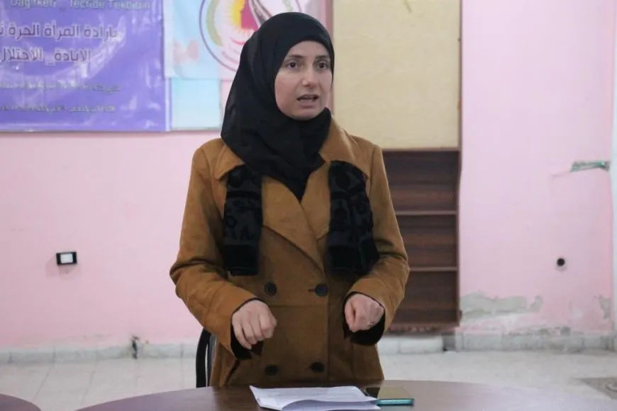8 آذار محور محاضرة بمقاطعة منبج