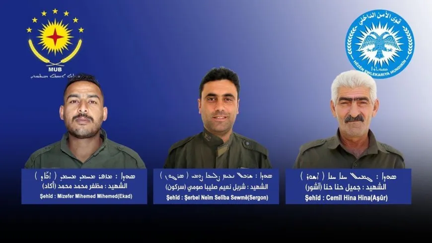 تشييع جثامين شهداء قوى الأمن الداخلي (السوتورو) غداً في مدينة ديرك