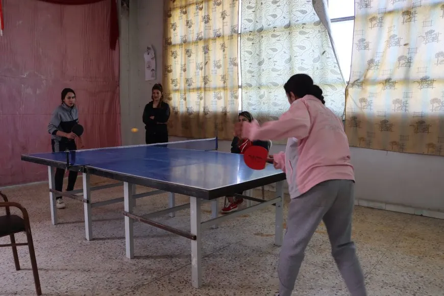 بطولة كرة الطاولة لتنمية مواهب الطلبة في عامودا