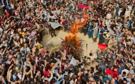 شعلة نوروز تتقد في شرق كردستان
