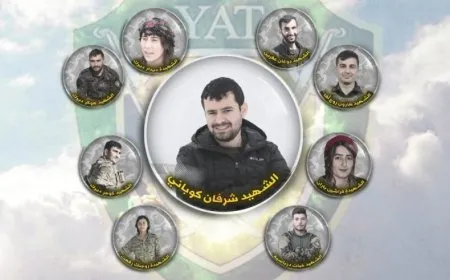 قسد تستذكر شهداء مكافحة الإرهاب YAT بمراسم عسكرية