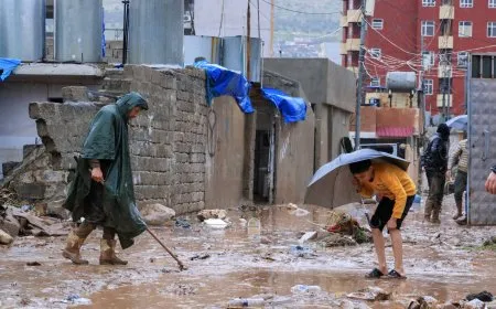 وفاة شخصين وأضرار مادية نتيجة الفيضانات في جنوب كردستان والعراق
