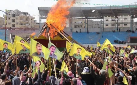 إيقاد شعلة نوروز في 8 مراكز وبدء الاحتفالات بإقليم شمال وشرق سوريا