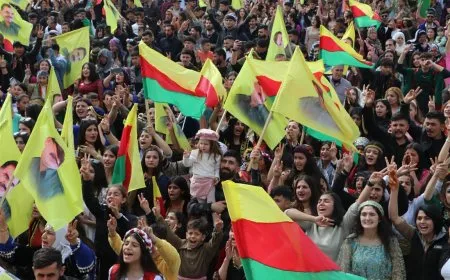 "شعلة نوروز هذا العام اوقدت بإشعال النيران في المسيّرات التركية" رسالة نوروز الحسكة