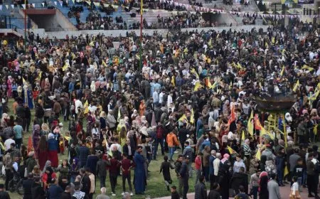 انتهاء مظاهر الاحتفال بنوروز في إقليم شمال وشرق سوريا بعروض فنية وثقافية