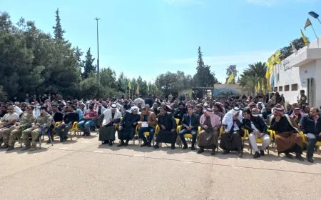 رسالة قسد من دير الزور بمناسبة السنوية الـ 5 لتحرير الباغوز