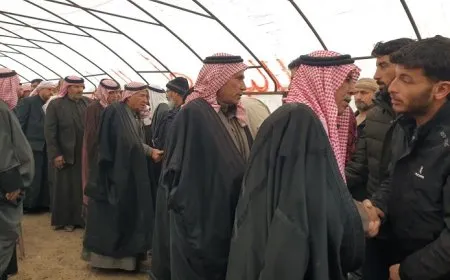 عقد جلسة صلح بين عائلتين في ناحية جل آغا