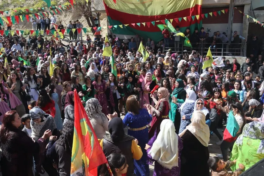 فعالية جماهيرية بمناسبة 8 آذار في العاصمة السورية دمشق