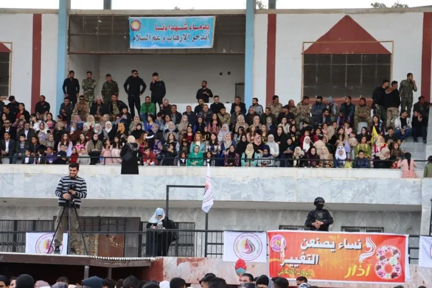 مشاهد متنوعة من فعاليات اليوم العالمي للمرأة في إقليم شمال وشرق سوريا وحلب