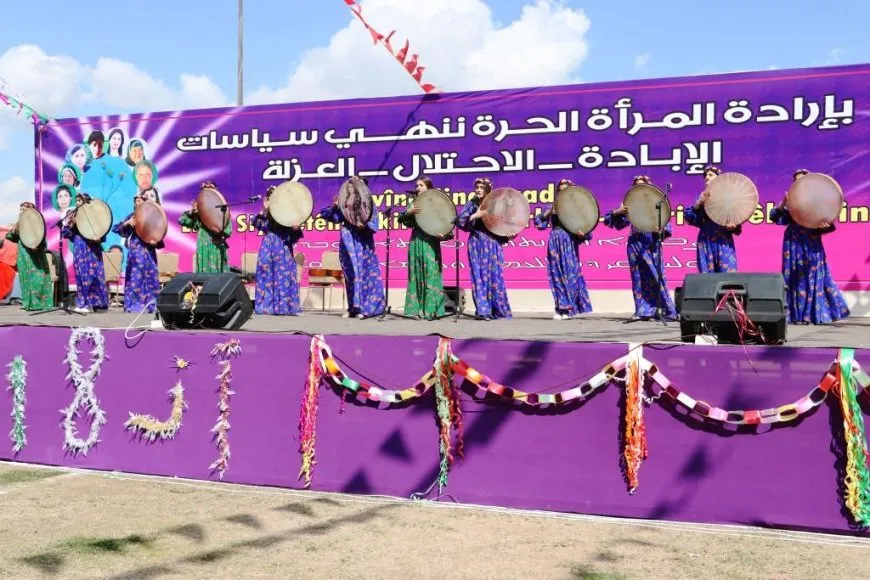 مشاهد متنوعة من فعاليات اليوم العالمي للمرأة في إقليم شمال وشرق سوريا وحلب