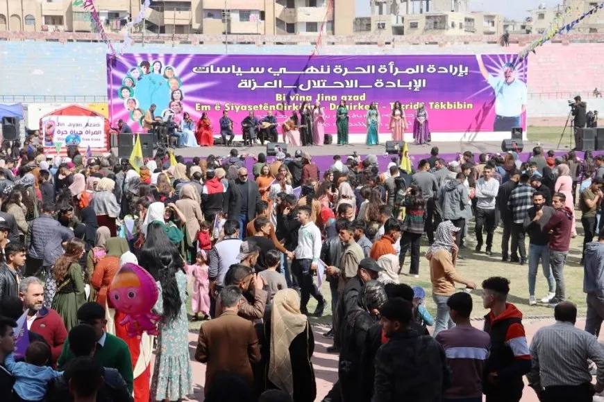 مشاهد متنوعة من فعاليات اليوم العالمي للمرأة في إقليم شمال وشرق سوريا وحلب