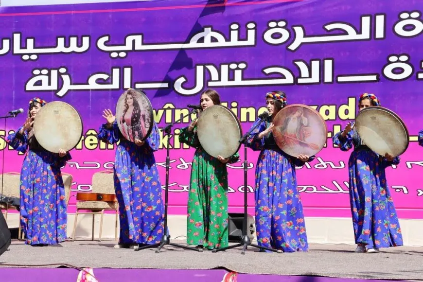 مشاهد متنوعة من فعاليات اليوم العالمي للمرأة في إقليم شمال وشرق سوريا وحلب