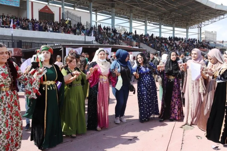 مشاهد متنوعة من فعاليات اليوم العالمي للمرأة في إقليم شمال وشرق سوريا وحلب