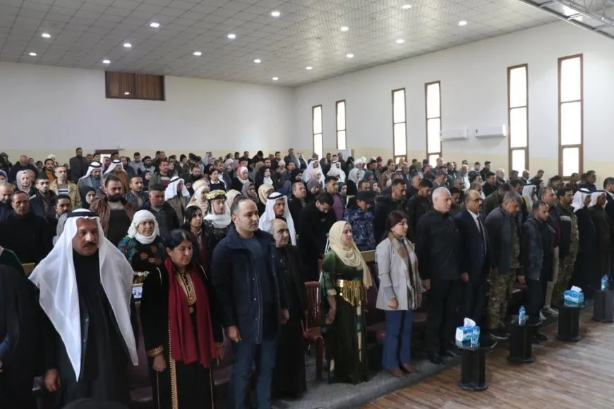 الإدارة الذاتية الديمقراطية في مقاطعة منبج تحتفل بالذكرى السابعة لتأسيسها