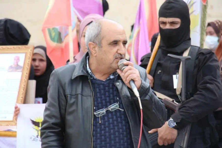تشييع جثمان المقاتل في قوات جبهة الأكراد أحمد كردي