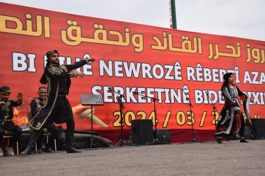 انتهاء مظاهر الاحتفال بنوروز في إقليم شمال وشرق سوريا بعروض فنية وثقافية