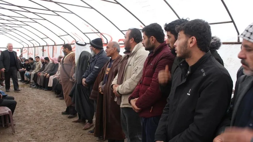 عقد جلسة صلح بين عائلتين في ناحية جل آغا