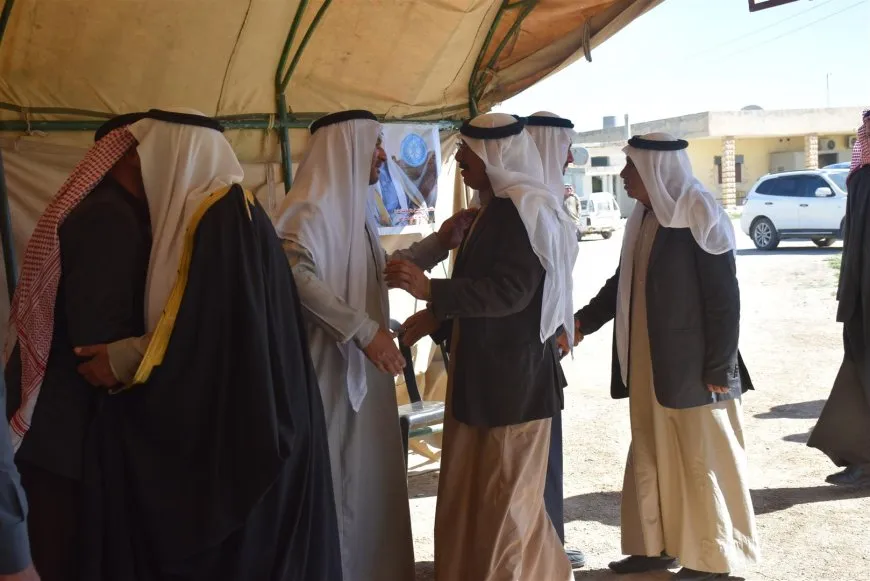 تقديم واجب العزاء لذوي رئيس مجلس قبيلة الجبور