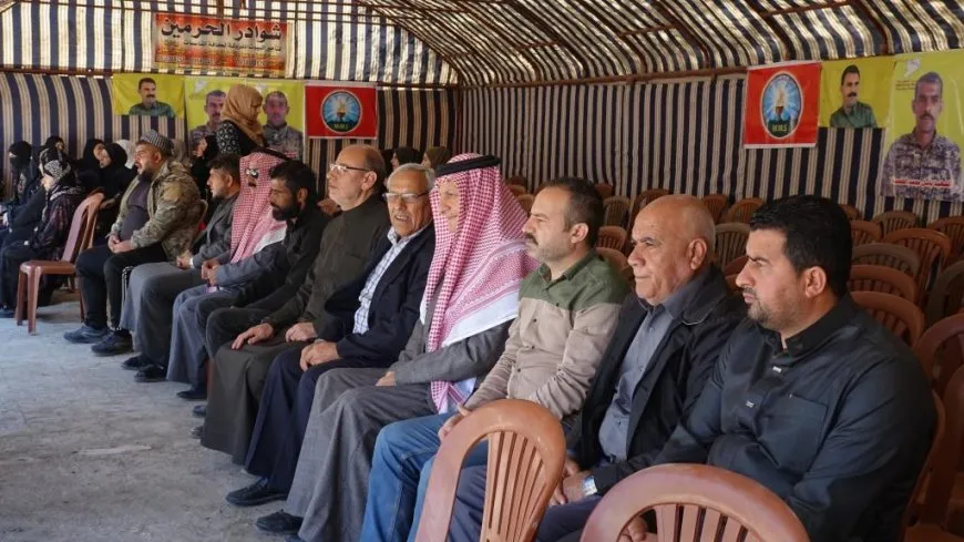 تقديم واجب العزاء لذوي الشهيدين باسل وعماد في مقاطعة الرقة