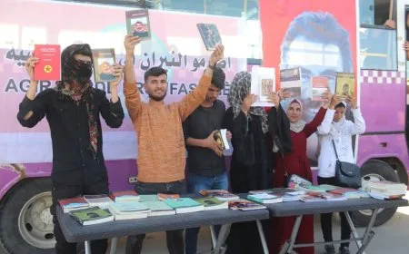 مكتبة جوالة لكتب القائد أوجلان تستمر يومين في الرقة