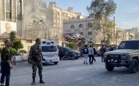 ارتفاع عدد قتلى قصف القنصلية الإيرانية بدمشق إلى 14 شخصاً