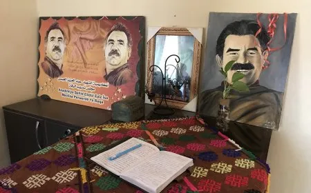 بالعهد الثوري ومشاعر الاشتياق.. رسائل للقائد من منزله في كوباني