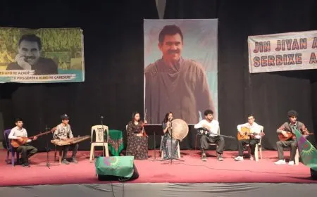 احتفالات في قامشلو بمناسبة ميلاد القائد عبدالله أوجلان