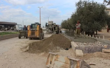 مشاريع خدمية وجمالية عدة في جل آغا