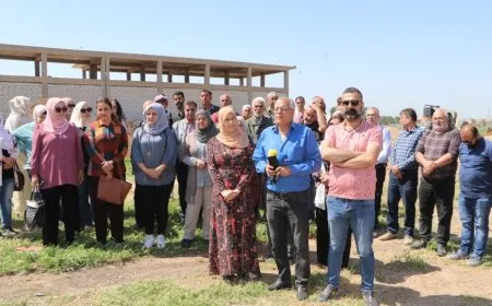 بناء منطقة صناعية في عامودا