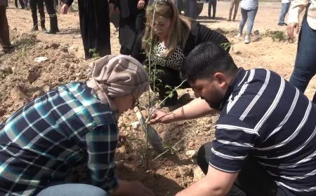 زراعة 150 شجرة بمناسبة مرور 19 عاماً على تأسيس KJK