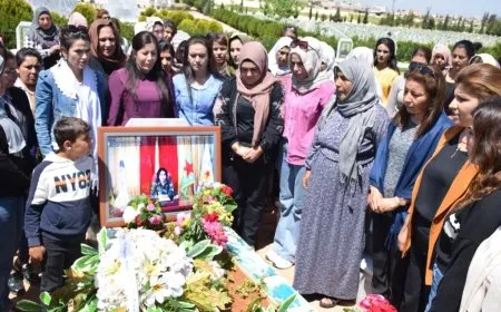 استذكار الشهيدات ديلارا وكوباني وروناهي في مدينة كوباني