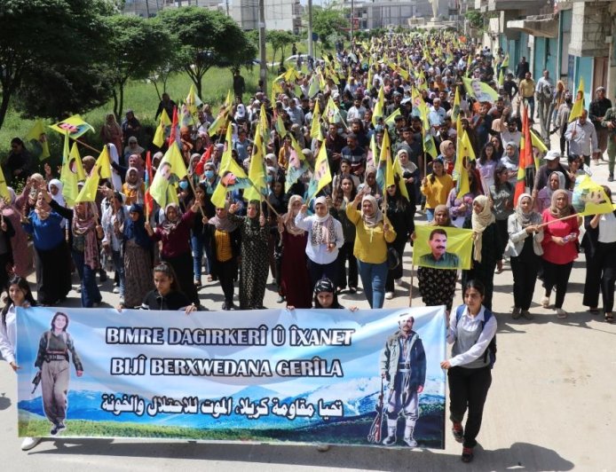 أول 7 مسيرات داعمة للكريلا في إقليم شمال وشرق سوريا