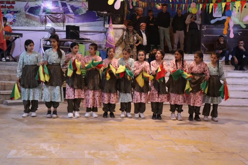 احتفالية لأطفال الشهداء في حلب بمناسبة ميلاد القائد عبد الله أوجلان