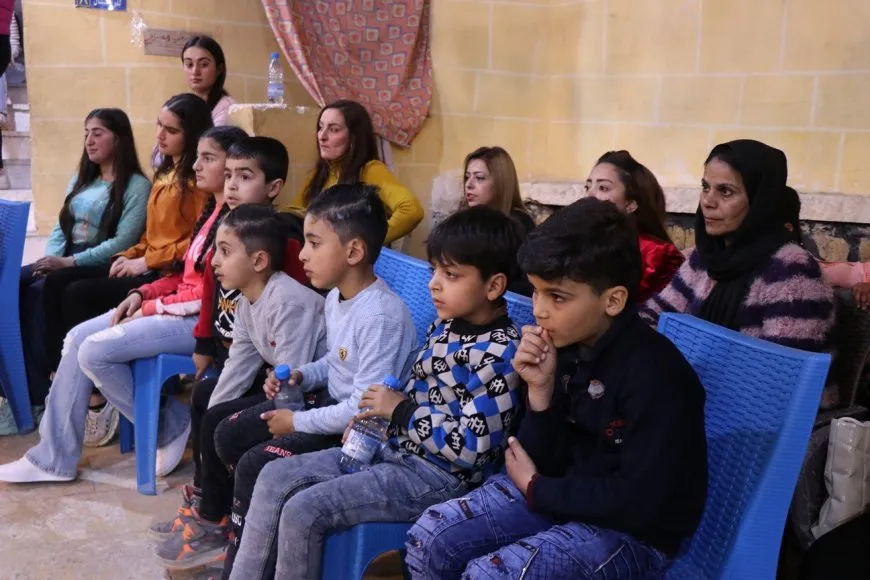 احتفالية لأطفال الشهداء في حلب بمناسبة ميلاد القائد عبد الله أوجلان