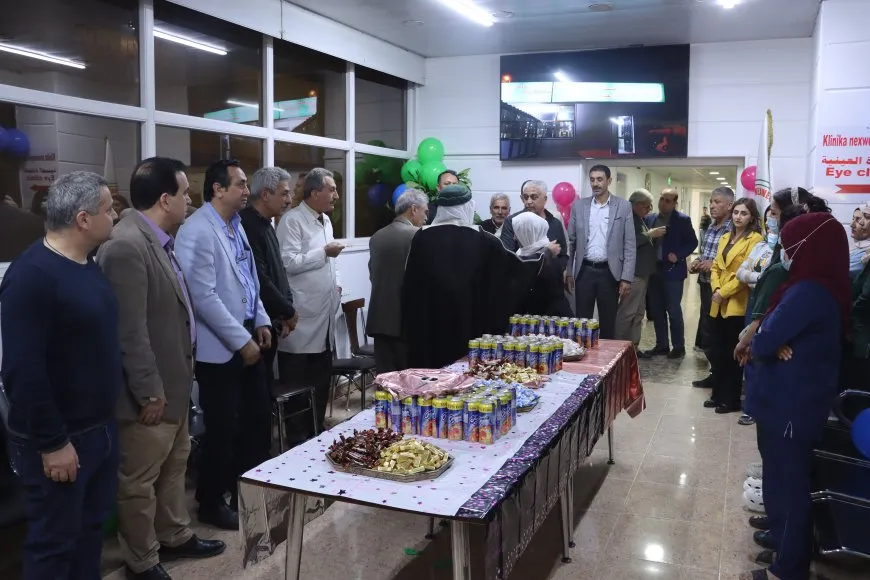 افتتاح عيادات قلبية وعينية بمناسبة ميلاد القائد عبد الله أوجلان
