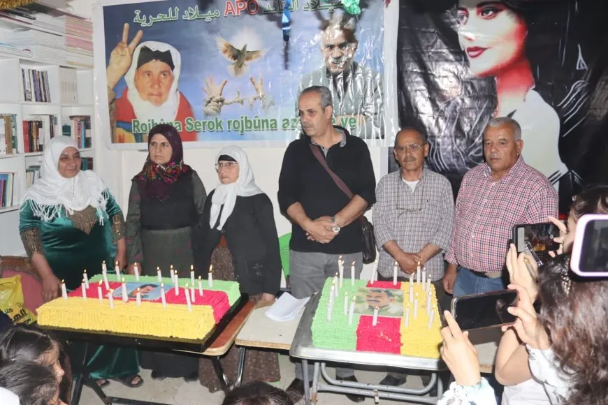 احتفال بميلاد القائد عبد الله أوجلان في دمشق