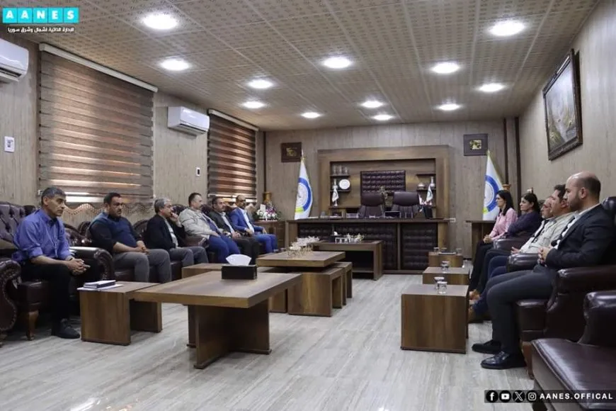 Şandeya Yekitiya Êzîdiyên Sûriyê serdana Rêveberiya Xweser kir