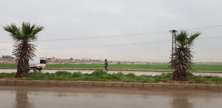 هطولات مطرية غزيرة في مناطق إقليم شمال وشرق سوريا