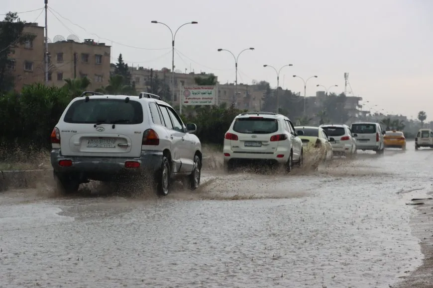 هطولات مطرية غزيرة في مناطق إقليم شمال وشرق سوريا