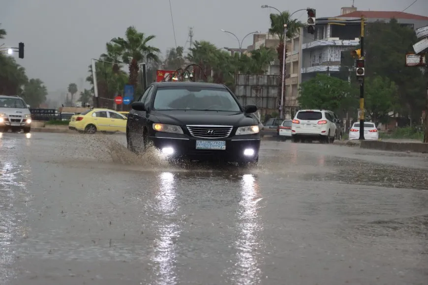 هطولات مطرية غزيرة في مناطق إقليم شمال وشرق سوريا