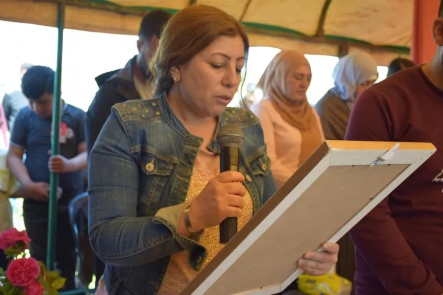 تقديم واجب العزاء لذوي الشهيد غرزان والشهيدة مزكين