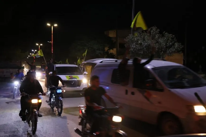  مسيرة للمرأة الشابة في كوباني ضد هجمات الاحتلال